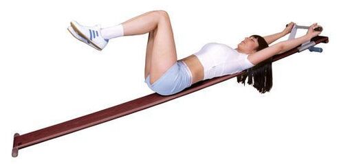 Cvičebný stroj na liečbu osteochondrózy doma